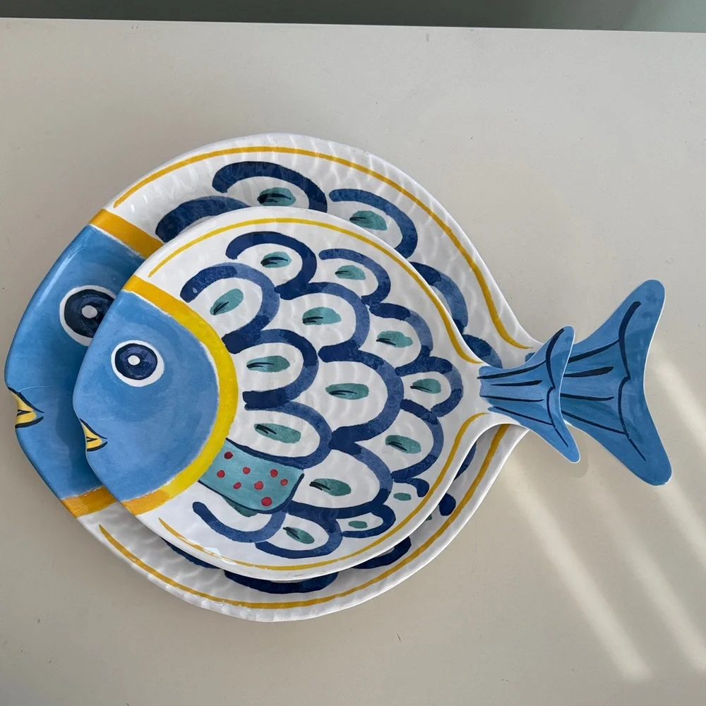 Melamine Fish Serving Plates